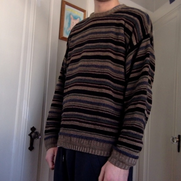 Mercer Street Studio muted colors striped sweater - Picture 5 of 5